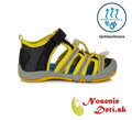 Chlapecké dětské sportovní sandály D.D. Step Černé Black JAC65-257A
